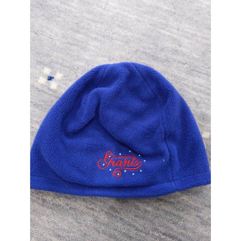 NY giants fleece winter hat